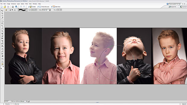 kurs fotografii dziecięcej portret studyjny